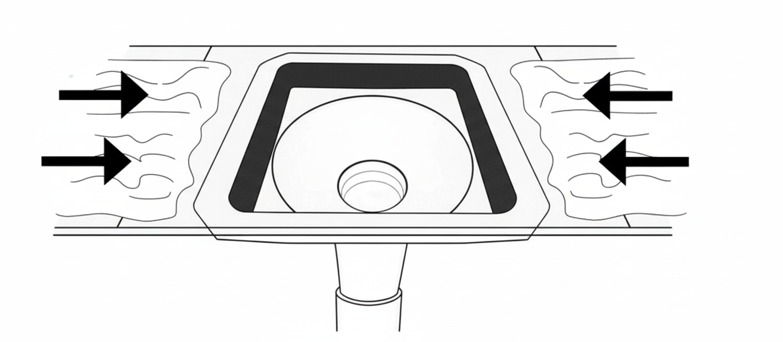Preparing surface with tools